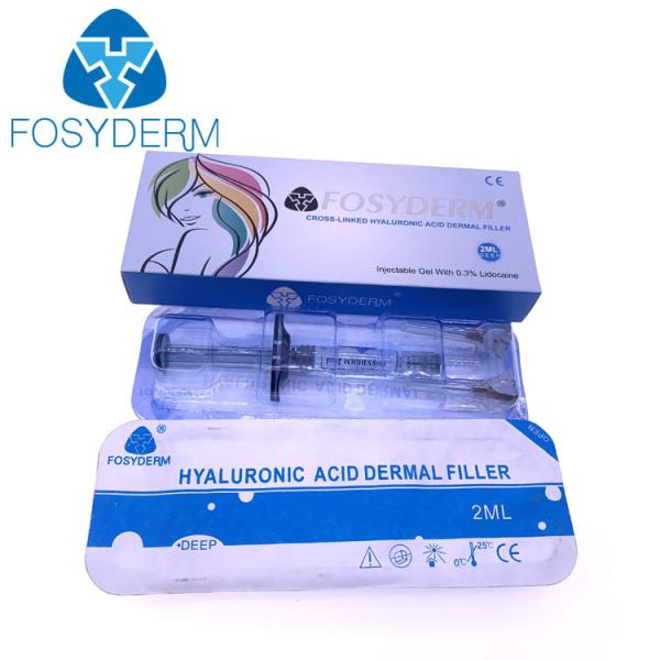 Fosyderm Hyaluronic Acid Face Dermal Filler Cross Linked HA Gel 1ml 2ml 5ml