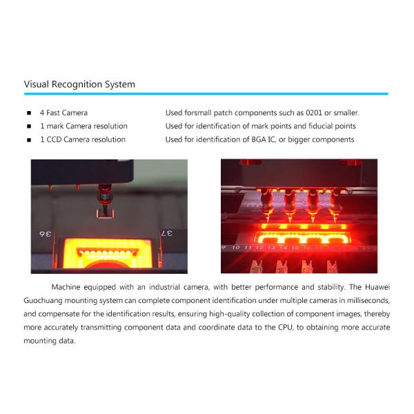 Four Head Bga Placement Pcb Pick And Place Machine For Small Scale Production
