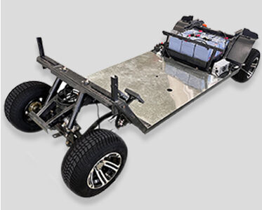 Private Mold Electric Lifted Cart 4 Passenger Chinese Hunting Golf Carts with Rear Disc Brake