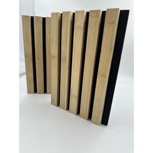 Building Materials Wholesale Natural Bamboo Wood Akupanel Sound Absorption Interior Acoustic Wood Wall Panels