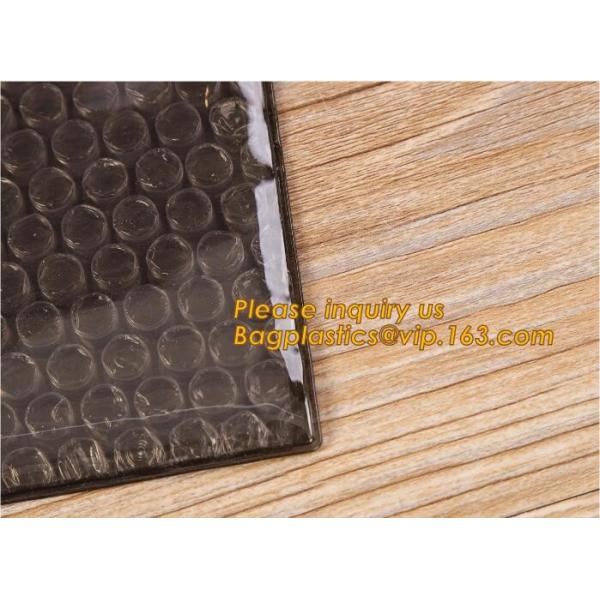 air mail metallic holographi rose gold bubble padded mailer / Zip lockk bubble bag/ slider bubble bag,Holographic Factory
