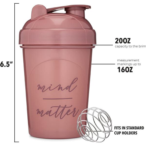 Dishwasher Safe Custom Logo Fitness Plastic Shaker Bottles 20 OZ 400ml Bpa Free