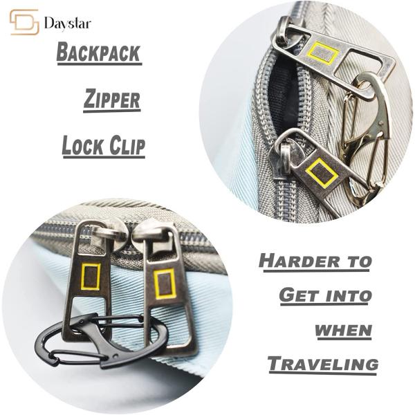 OEM ODM Double Snap Spring Clip Metal Accessories S Hook Carabiner