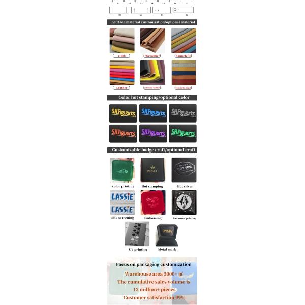 Han Hong Customized Size Blue Velvet Jewelry Box with Logo and Jewelry Package