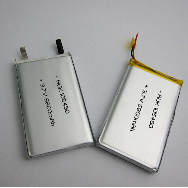 Tablet 5800mah Custom LiPo Battery 1S1P Short Circuit Protection