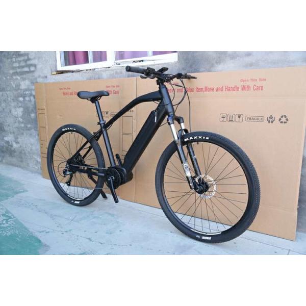 Mid Drive Electric Mountain Bike Long Range 29" 36v 250w 14Ah Torque Sensitive Sensor