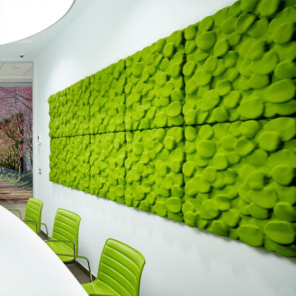 Acoustic louvre mdf mineral fibre board panels for microphone