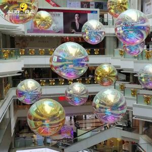 Quality Pink PVC Inflatable Mirror Ball Event Decoration Big Shiny Balloon for sale