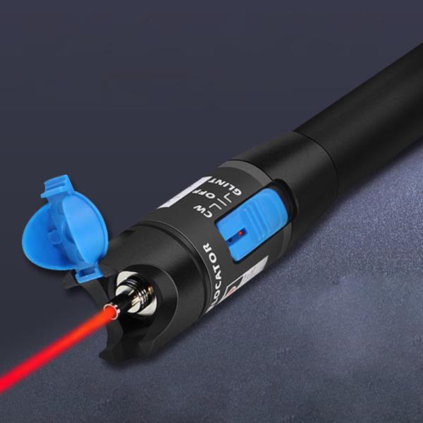 5MW Visual Fault Locator Fiber Optic Cable Tester Strong Red Light Beam