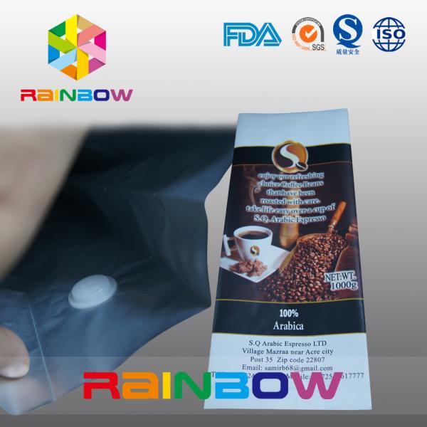 Customized Plastic Pouches Packaging Degassing Valve For Coffee Bag Packing