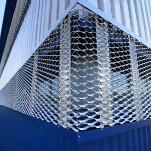 Thickness Custom Metal Mesh Expanded Stretched / Punched