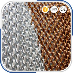 90x210cm Anodising Aluminum Chain Link Fly Screen Door Curtain
