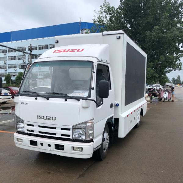 Isuzu P5 P6 P4 Truck Mounted Led Display 3840*1728mm Mobile LED Screen Trailer 102HP