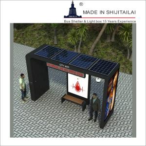 Buy cheap Outdoor Light Box L4000mm Wifi Solar Bus Shelter from wholesalers