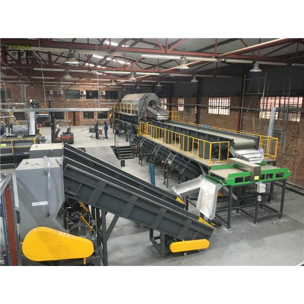 PET Cola Bottle Recycling Plastic Machinery 6000kg/H Bottle Conveyor Belt