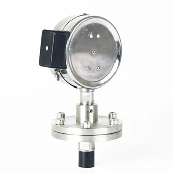 Flange Type Digital Pressure Gauge Electric Contact Diaphragm Seal
