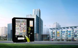 Quality Can Package Food Beverage Vending Machine With Touch Screen and Security Camera Remote Control for sale