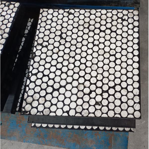 Rectangular Hex High Alumina Ceramic Tiles Ceramic Rubber Composite Liner