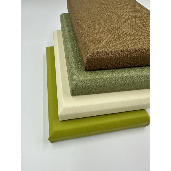 50mm Fabric Wrapped Acoustic Wall Panel Back Glue Fiberglass Sound Absorbing Board