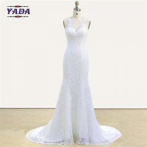 China Women slim fit v neck alibaba lace sexy bridal mermaid dress patterns wedding dresses China on sale