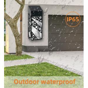 Solar Powered LED Garden Light IP65 Waterproof 500Lux Front Brightness