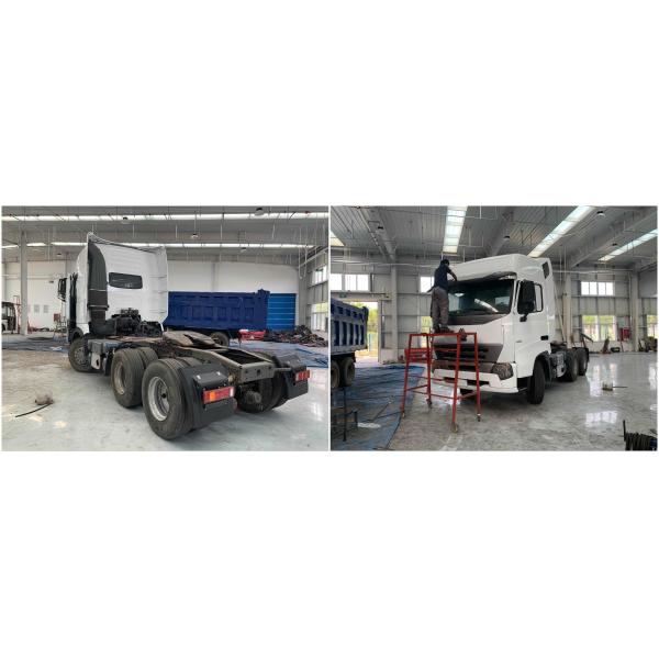 Light Weight 375HP Used Tractor Trucks , Howo A7 Tractor Truck