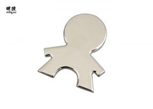 China Boy Shape Custom Picture Decorative Fridge Magnets , Stainless Steel Fridge Magnets Funny Design on sale