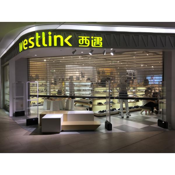 3mm 2.3mm Transparent Roller Shutter Door Polycarbonate Clear Plastic Roll Up Doors