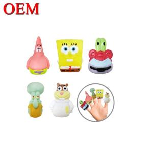 Quality 3D Plastic Figure Finger Puppet Toys OEM Hand Play Toy For Kid Custom Plastic Figure for sale
