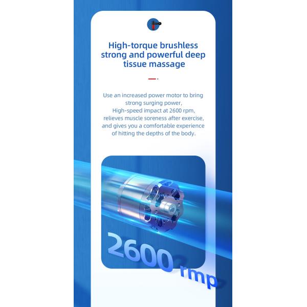 Deep Tissue ROHS FDA Mini Muscle Gun Massager Electric Vibration