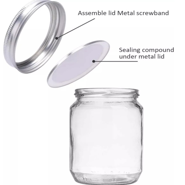 Split Type Bulk Canning Jar Lids Regular Wide Mouth For Mason Jar