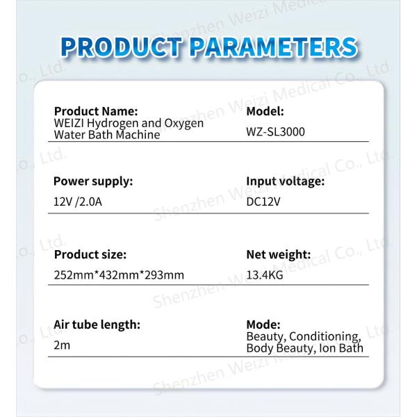 Anti Radical Hydrogen Water Bath Generator Machine DC12V Anti Aging