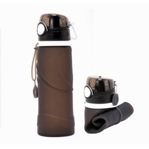 Quality 750ml Collapsible Travel Water Bottle Food Grade Material Customized Logo for sale
