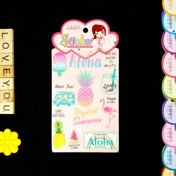 PET Quick Printing 3D Silicone Heat Transfer Sticker Soft Touch Hot Foil Stickers