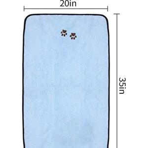 20''X35'' Soft Pet Microfiber Towel , Quick Dry Dog Towel
