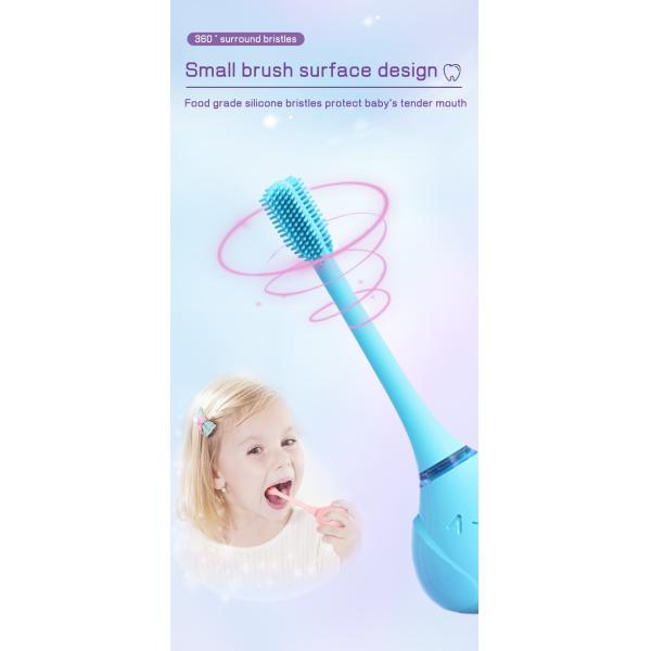 Factory OEM Rechargeable Electric Toothbrush For Children Aged 3-15 With Circular Silicone