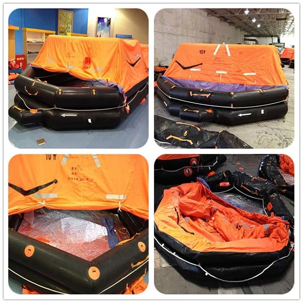 CCS, DNV-GL, EC, MED Approved SOLAS 6-125 Persons Self Righting Inflatable Life Raft