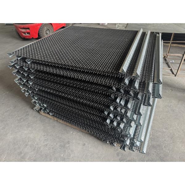 High Tensile 65mn Hooked Galvanized Crimped Wire Mesh For Coal Mine Industry