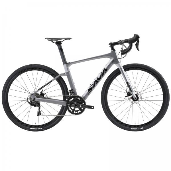 Buy Aluminum Rim Carbon Frame Gravel Bike With SHIMANO SORA R3000 18s at wholesale prices