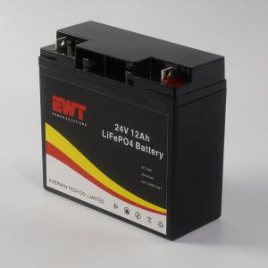 China Lithium Ion Battery Pack With BMS 24V 12AH Lifepo4 Battery Pack on sale