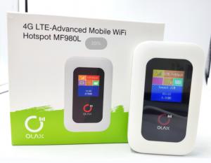 China OLAX 150Mbps MF980L Pocket Wifi  with LCD 4G WIFI Router Mini Wifi Modem Hotspots on sale