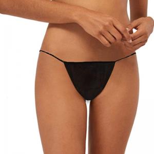 China Spa Beauty Salon Disposable Underwear Black Breathable on sale