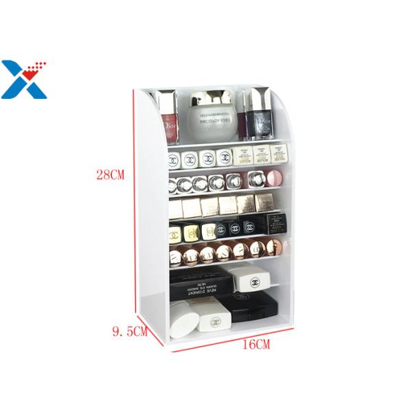 Large Acrylic Cosmetic Display Stand , 6 Layer Acrylic Makeup Display Stand
