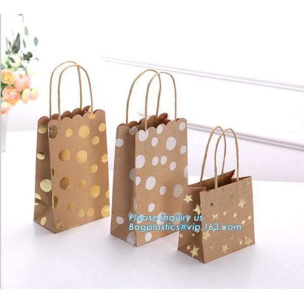 Elegant Embossed For Presents Clothing Wedding Birthday Bridal Baby Shower Paper Gift Bags Modern Fancy Cute Paper Premi