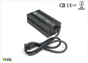 Quality Black Silver Sealed Lead Acid Battery Charger , 24V 7A Fast Battery Charger For Powered Trolling Motors for sale