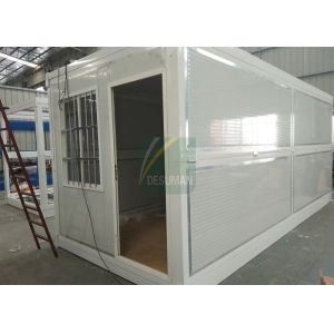 Quality CE Fireproof Rock Wool Prefab Modular Folding Container Home for sale