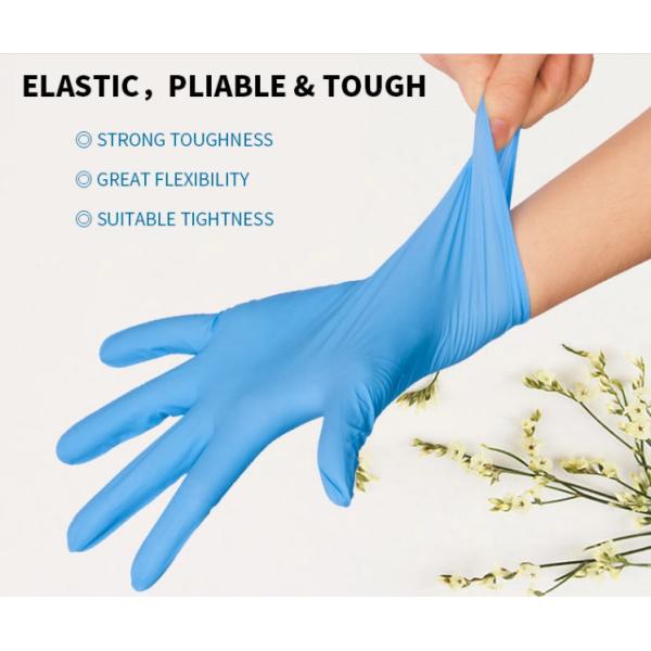 Disposable Medical powder-free Nitrile gloves, Natural Latex Medical Examination
