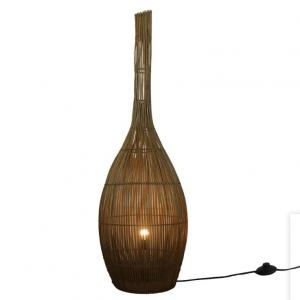 Quality 3500K Artistic Rattan Floor Lamps Light For Hotel Club Living Room for sale