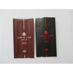 China Resealable Custom Printed Coffee Bags , Custom Coffee Bags With Valve on sale