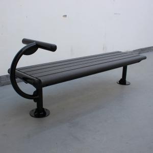 China Surface Mounted Recycled Plastic Outdoor Benches For Playground Sit Up Workout on sale